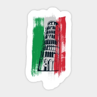 Leaning Tower of Pisa Sticker